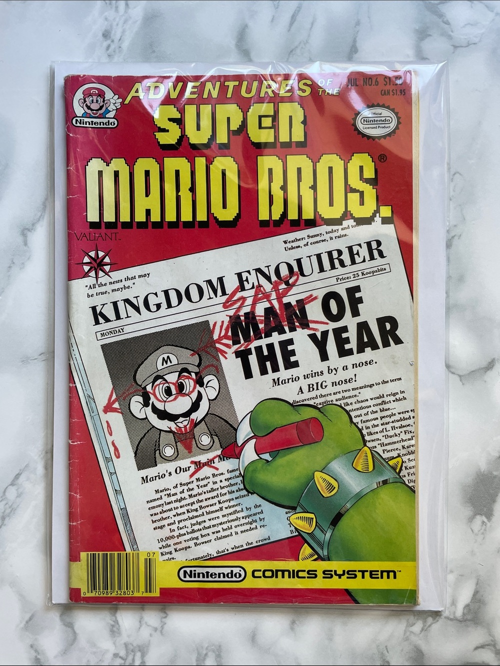 Adventures of the Super Mario Bros. #6 (Valiant Comics July 1991)